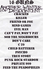 16 Guns - AWOD, The Boston Arms, Tufnell Park 26.2.15